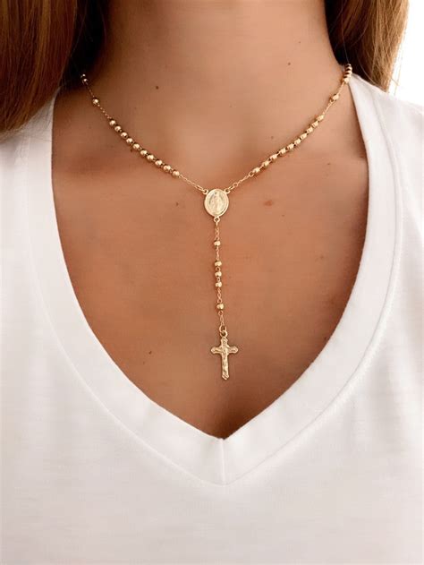 catholic necklace rosary